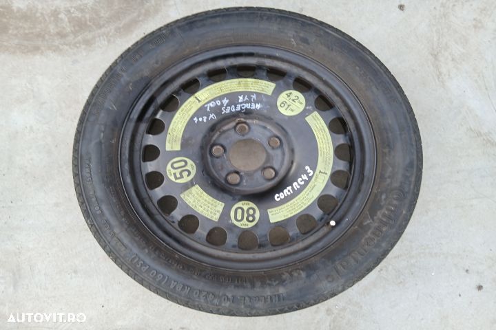 Roata de rezerva slim R17 2194000002 ET34 4.00BX17H2 155/70 R17 21940 - 1