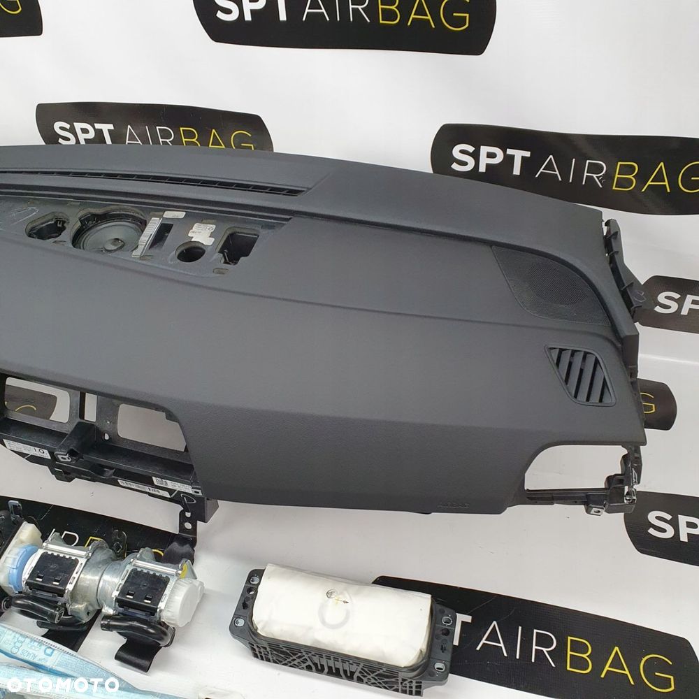 AUDI Q5 80A DESKA ROZDZIELCZA KONSOLA KOKPIT PULPIT PODUSZKI AIRBAG AIR BAG PASY KURTYNY KIT SET - 4