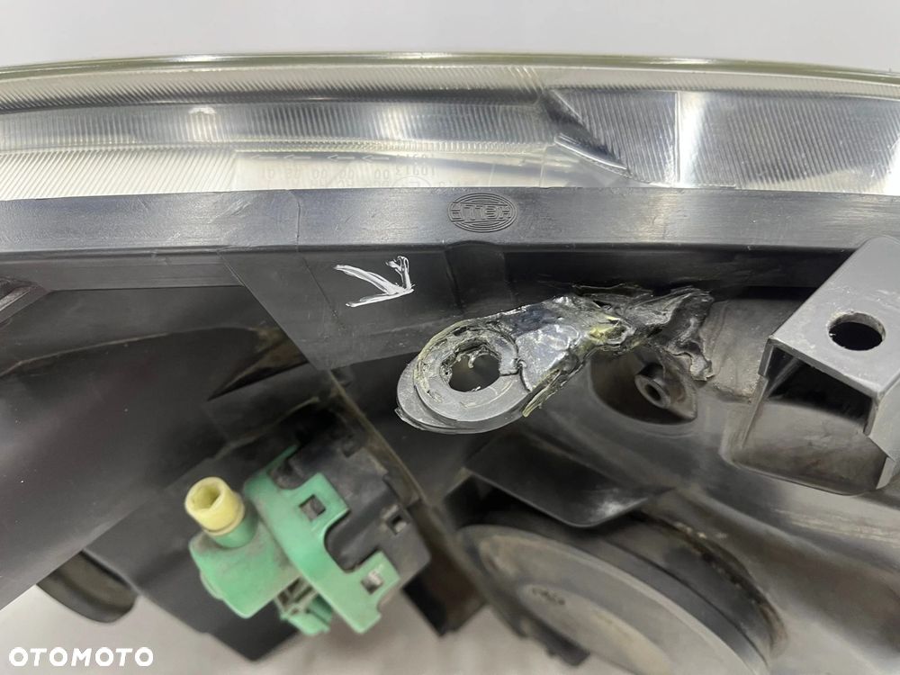 Lampa reflektor Renault Scenic 2 II Lift + Grand 06-09r. lewa przednia EU H7 soczewka lewy przód - 8
