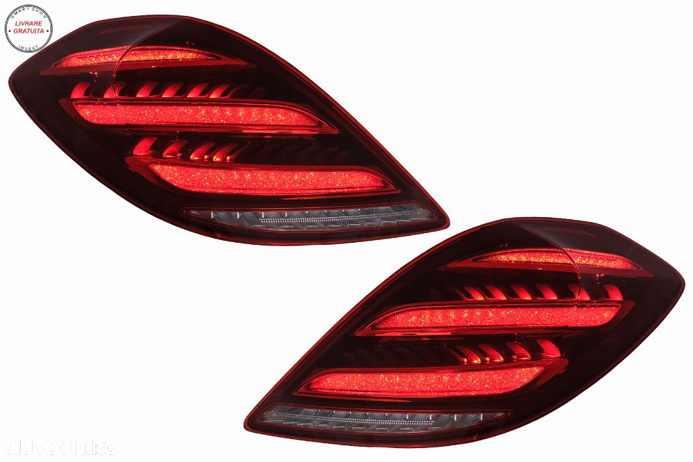 Kit Exterior Complet Mercedes S-Class W221 (2005-2013) Conversie Completa la W222 - livrare gratuita - 16