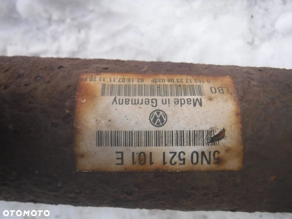 Vw Tiguan I 5N  wal napedowy 5N0521101E - 4