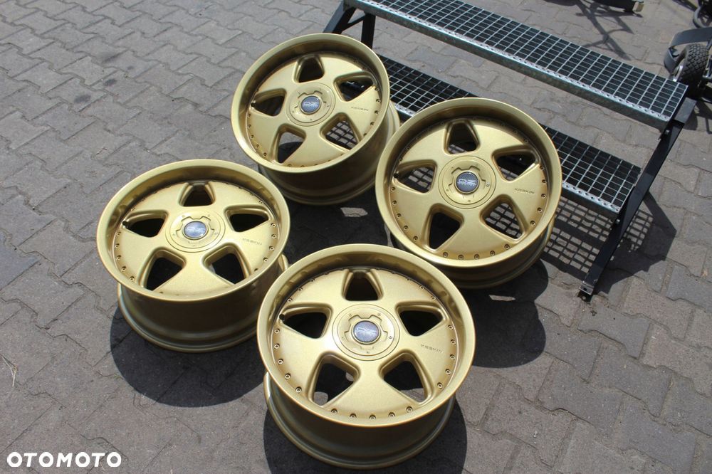 keskin kt 5 18cali 5x112 et35 8,5j audi skoda mercedes vw złote gold - 6