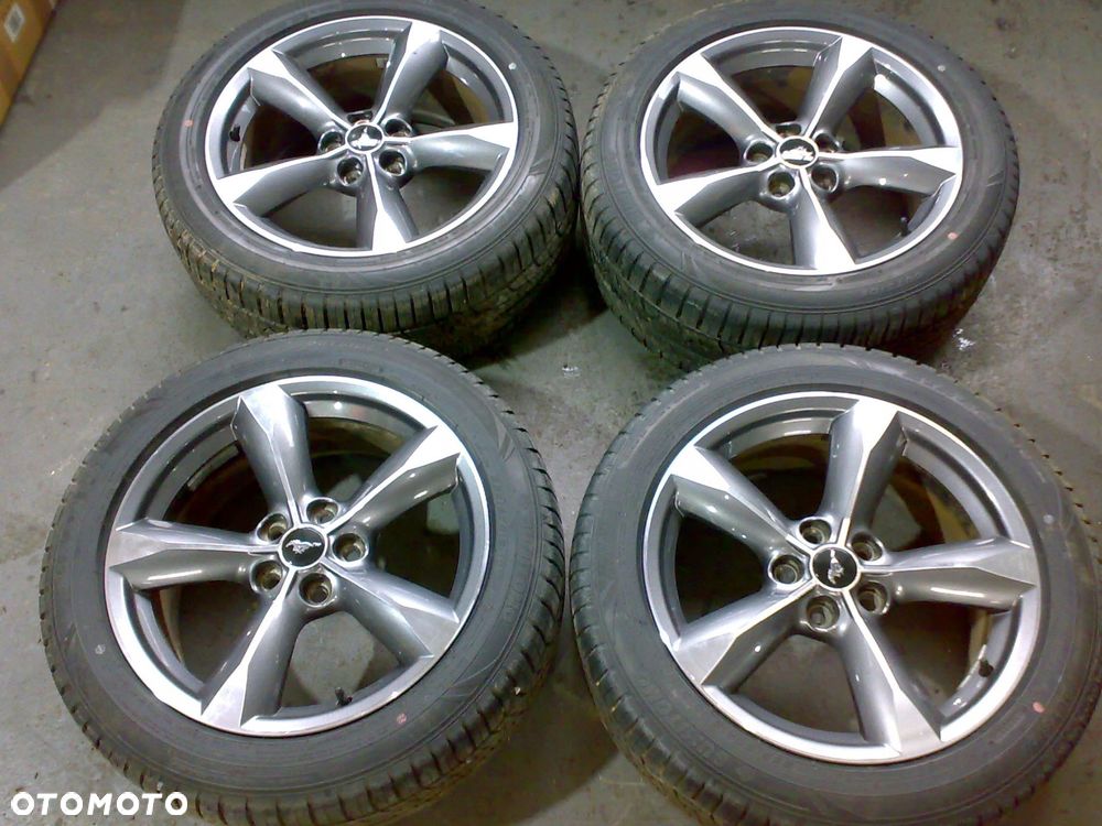 ford mustang mk6 2015 - koła orginał alu felgi opony 18'' 5x114,3 - 1