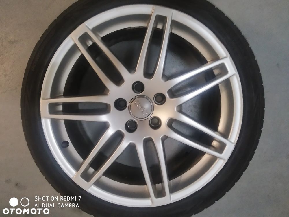 Oryginalne felgi aluminiowe Audi A6 19 cali + opony letnie Nokian Powerproof - 2