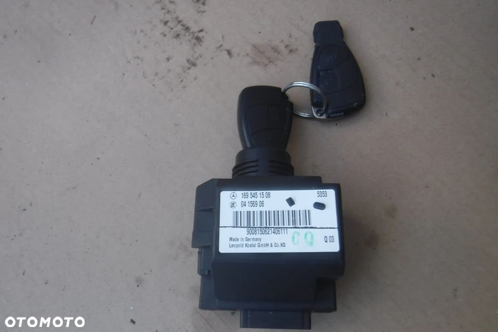 Mercedes A B Klasa W169 W245 stacyjka kluczyk 1695451508 - 1