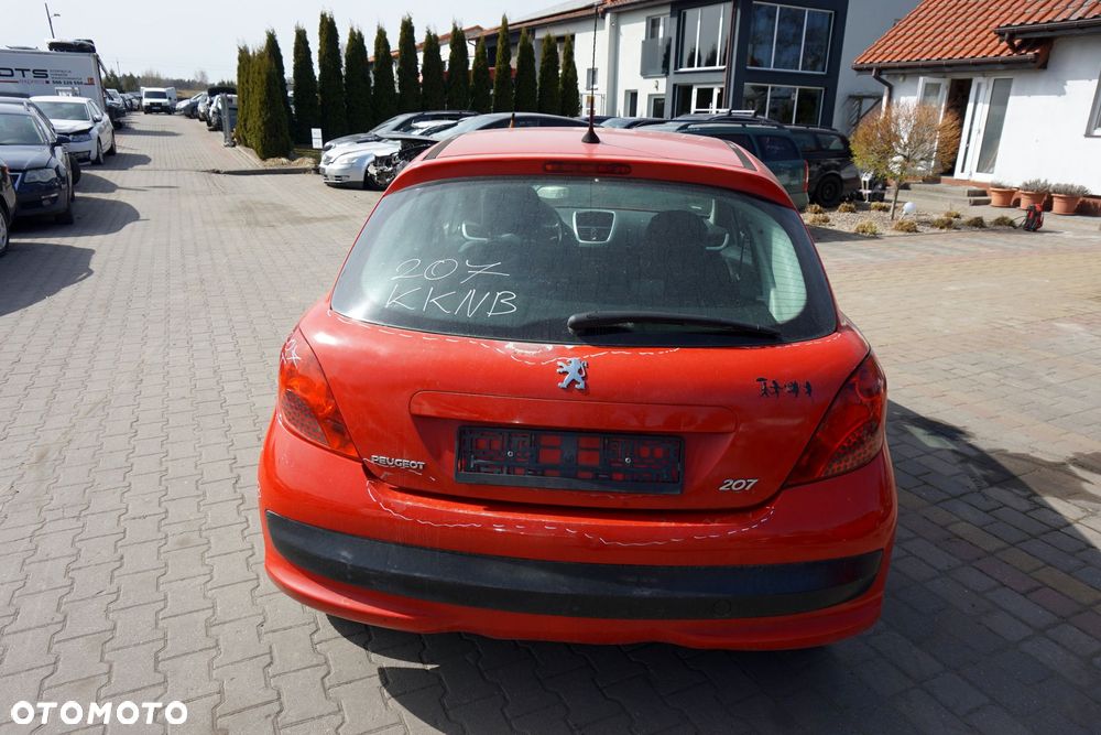 KLAPA BAGAŻNIKA TYLNA 207  3D HB KKNB  CZERWONY PEUGEOT 2006-2009 - 1