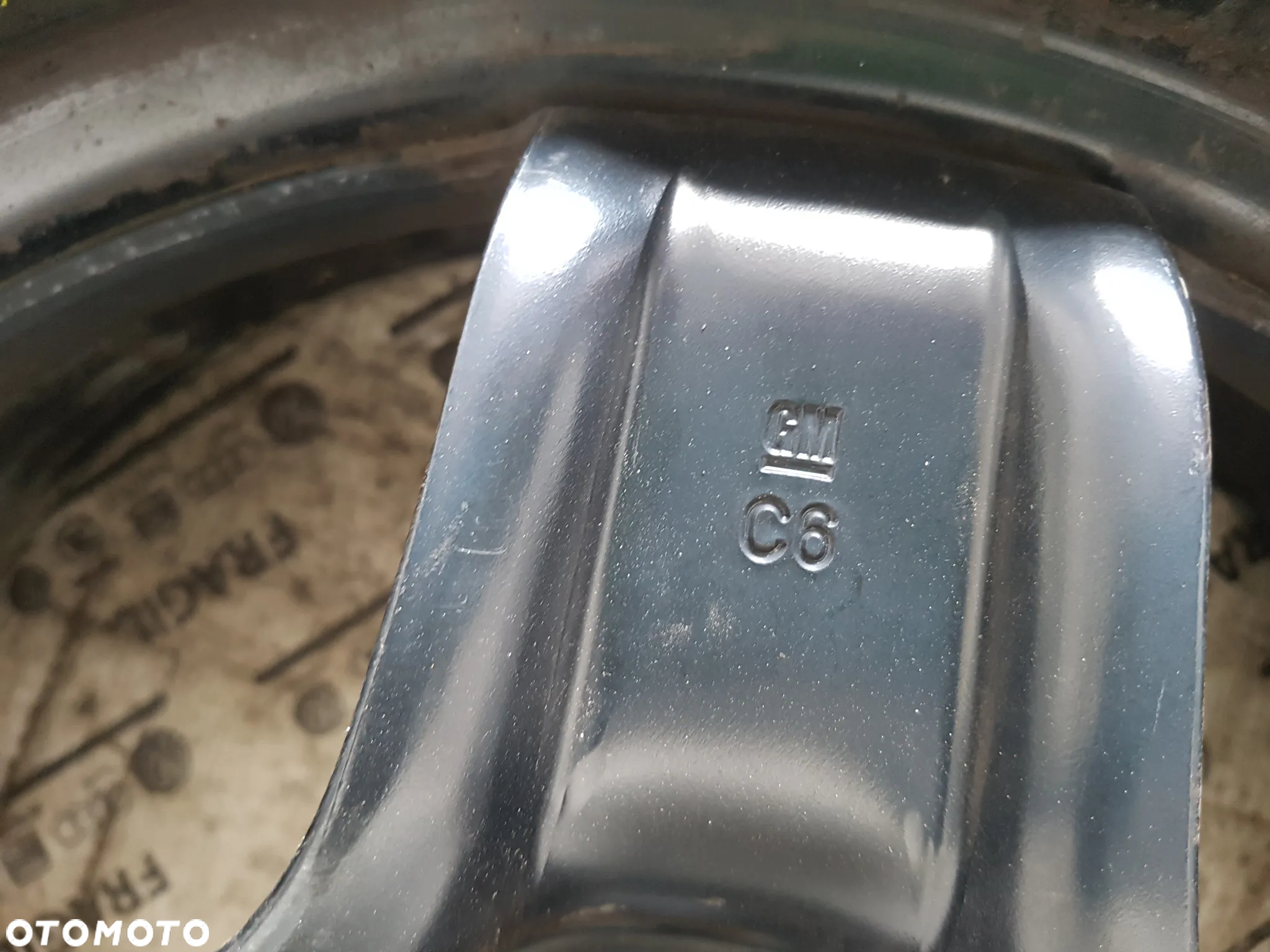 FELGI STALOWE STRUKTURALNE KOŁPAKI OPEL  5x110 6,5JX16 ET39 ASTRA H MERIWA B ZAFIRA B VECTRA C - 7