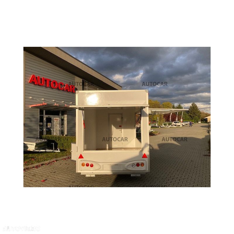 Autocar Remorca comerciala tip Fast-Food, cu sistem de franare, pe o singura axa  3600 x 2030 x 2300 - 5