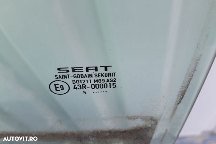 Cheder geam usa spate stanga 43R-000015 43R-000015 Seat Ibiza 4 [2th - 2