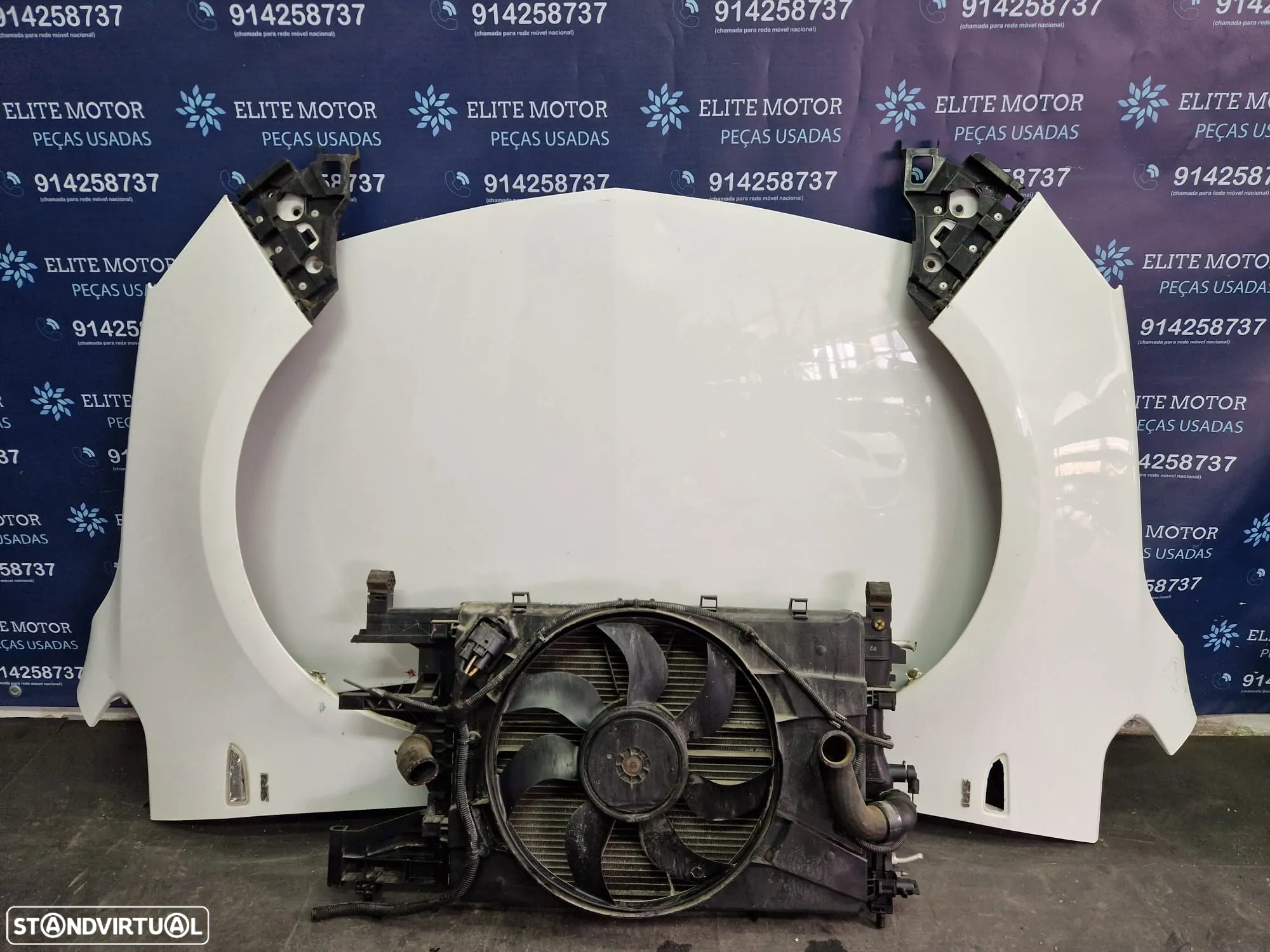 Frente completa usada OPEL ASTRA J 3 PORTAS parachoques capot oticas guardalamas - 7