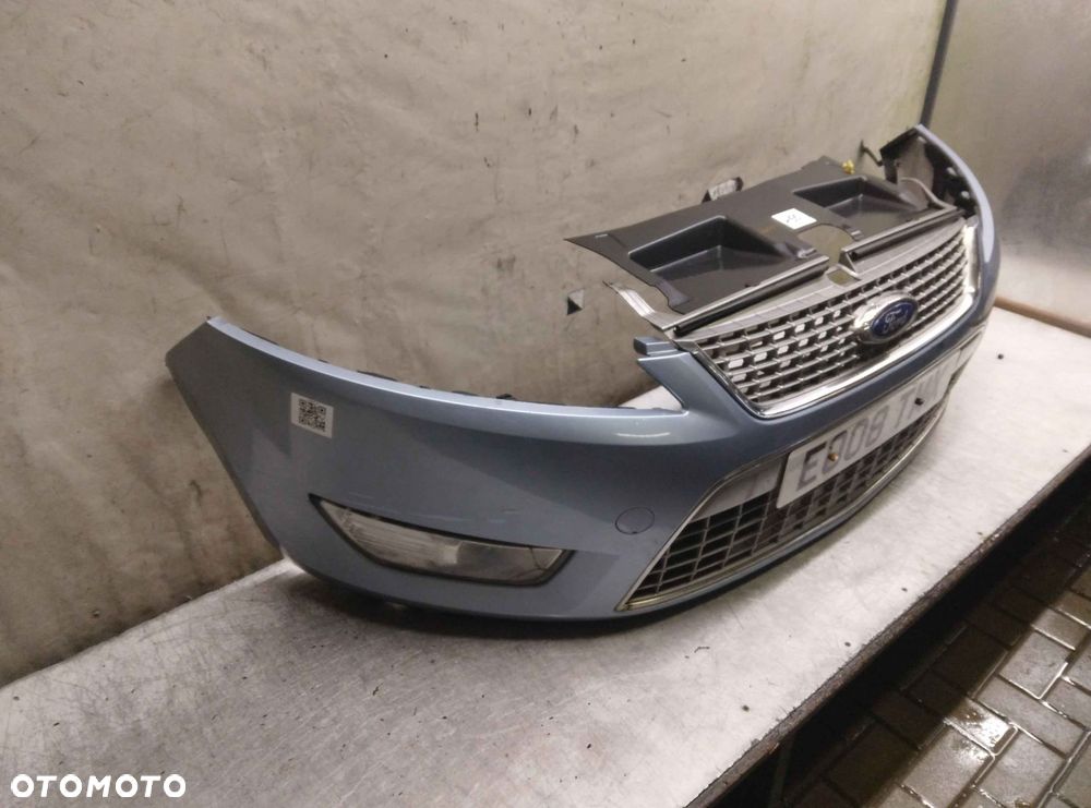 + ZDERZAK PRZÓD PRZEDNI FORD MONDEO MK.4 4 IV 76 BŁĘKITNY MORSKI HALOGENY - 4