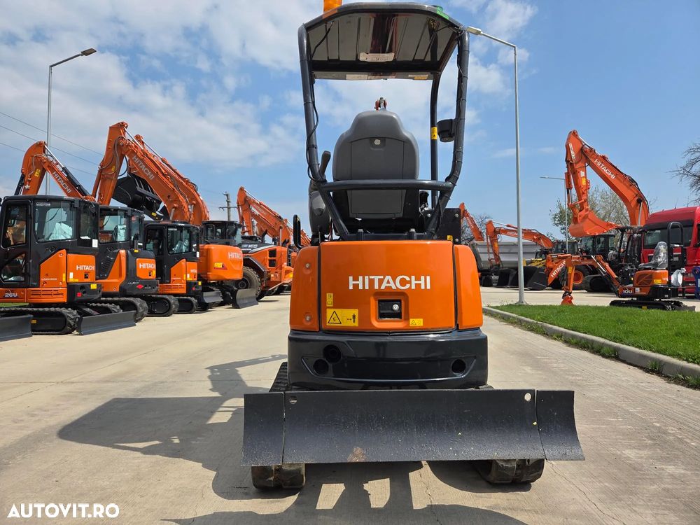 Hitachi ZX19U-6, 2tone, 2024, 539h, rotire in gabarit, Adanc sapare 2,5m, CUPLA RAPIDA+3 CUPE, Senile cauciuc 80% ok extensibile, latime 0,8m, inst picon, LAMA, produs in JAPONIA, sistem antifurt, posibilitate leasing 4ani-CA NOU-PROMOTIE 18.900 EUR+Tva - 9