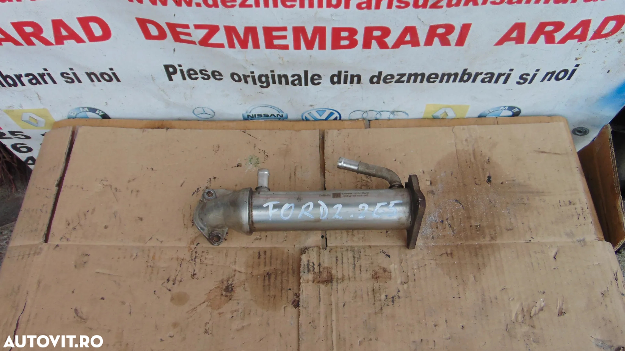 Racitor gaze Ford Transit Custom 2.2 euro 5 Peugeot Boxer Citroen Jumper racitor gaze cu supapa egr - 7