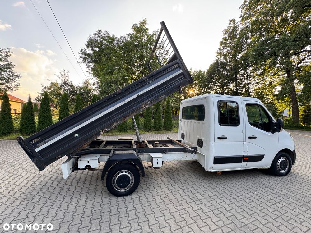Renault MASTER 2,3 DCI WYWROTKA 3 STRONY DUBEL KABINA 7 OSÓB FV 23 % MOVANO KIPER SKRZYNIA BRYGADOWY - 24
