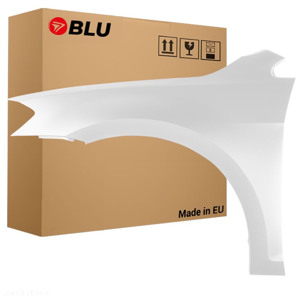 BLU Błotnik Volkswagen VW GOLF VII 7 LIFT LC9A Lewy Biały 17-20 przód ocynk PureWeiss