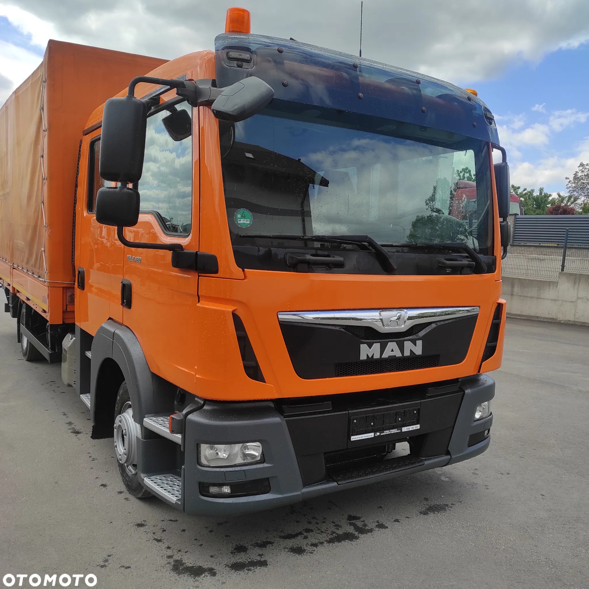 MAN TGL 8.180 DOKA / 6 OSOBOWY /BUTRO-PLANDEKA / - 7