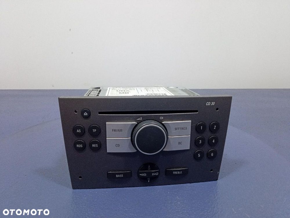 OPEL MERIVA A RADIO CD FABRYCZNE OEM CD30 13190853 - 1