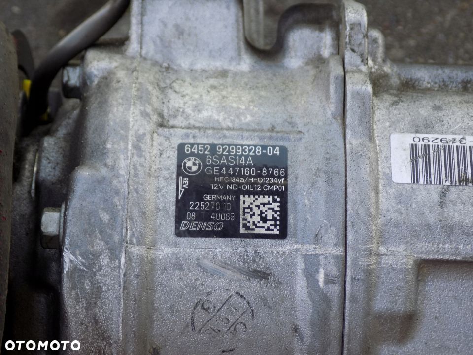 BMW F22 F23 F30 F31 KOMPRESOR KLIMATYZACJI 9299328 - 5