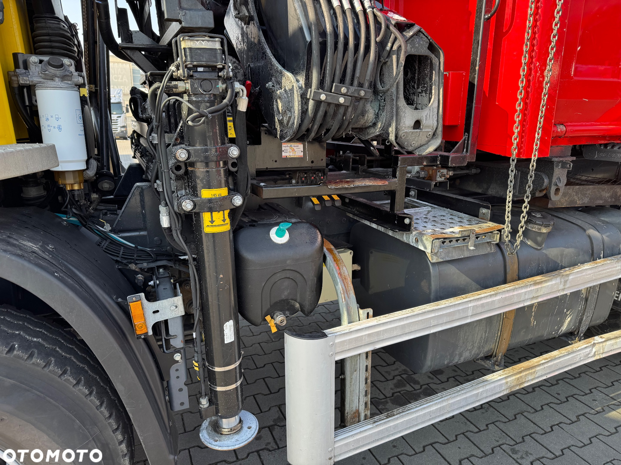 DAF CF 85.410 ATe 6x4 DŻWIG HDS HYDROBURTA OPONY-90% - 12