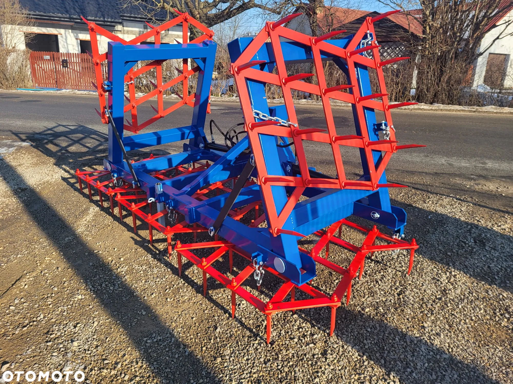 BRONY POLOWE HYDRAULICZNIE składane CIĘŻKIE *5pól *2 siłowniki *20 ząb - 10