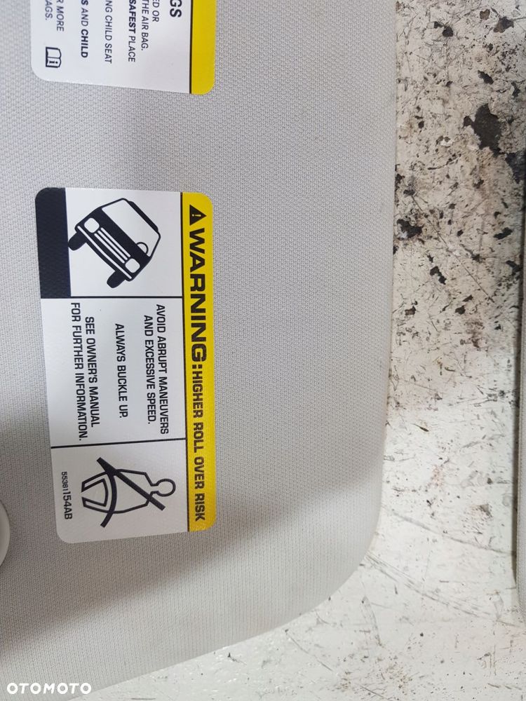 osłona przeciwsłoneczna słoneczka jeep compass i 07 rok 2.4b komplet - 5