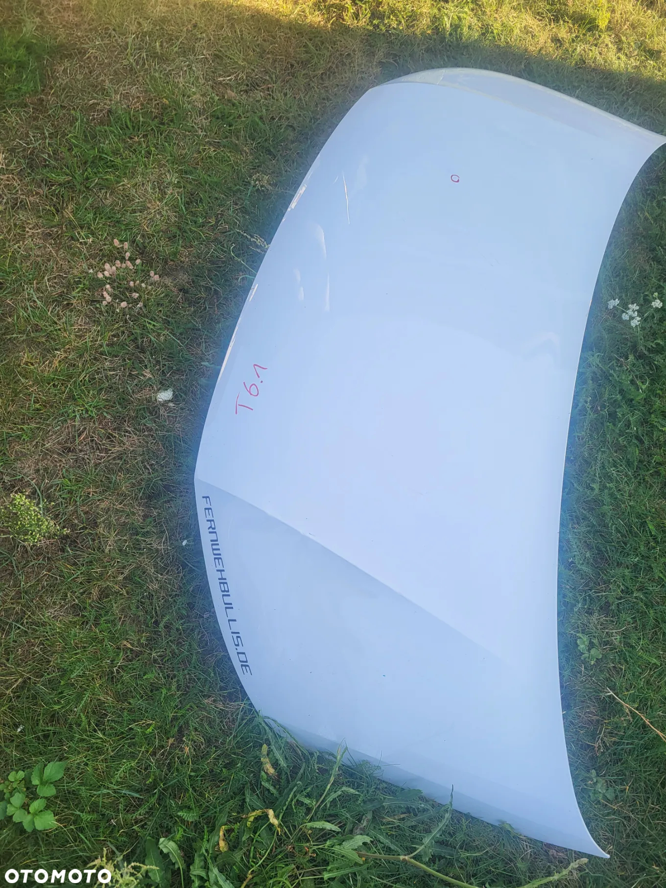 Maska Pokrywa silnika  VW T6 T6.1 BIAŁA - 5