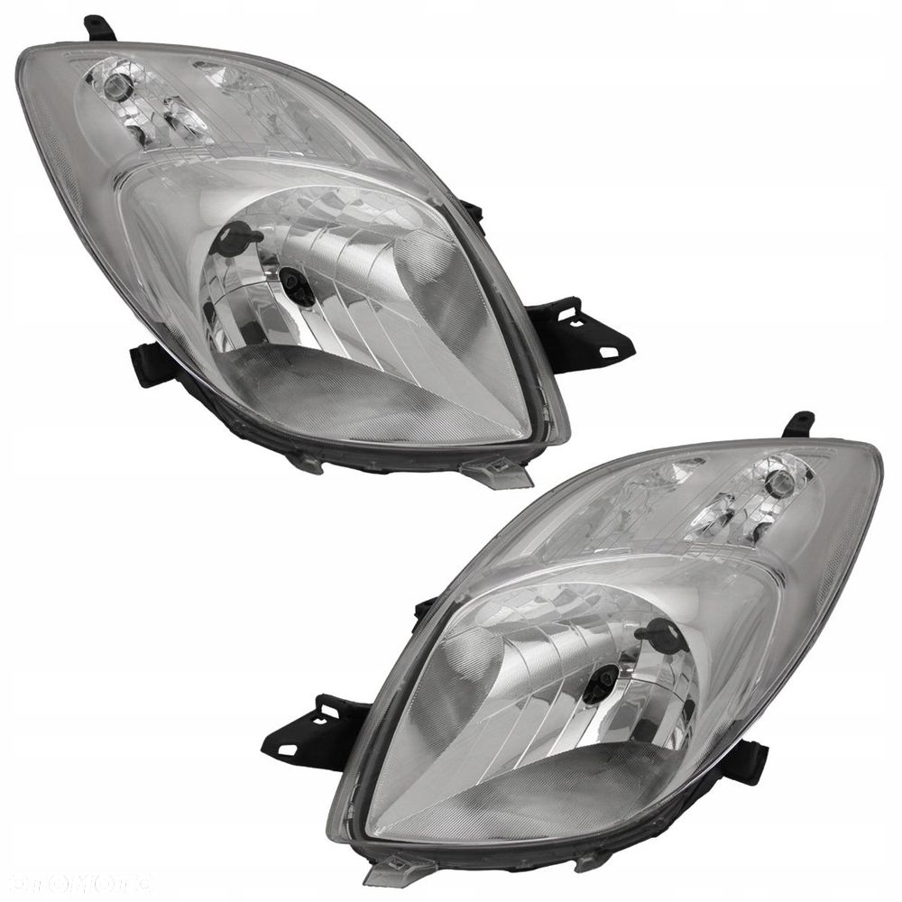 Reflektor Lampa Przód Tyc Toyota Yaris II 2 xp90 2006-2009 kpl - 1