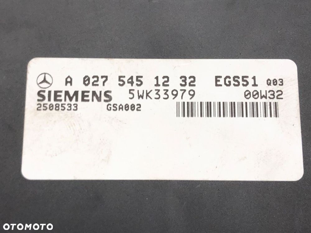 MODUŁ STEROWNIK SKRZYNI - 626.00 PLN - MERCEDES-BENZ CLK (C208) 1997 - 2003 55 AMG (208.374) 255 kW - 4