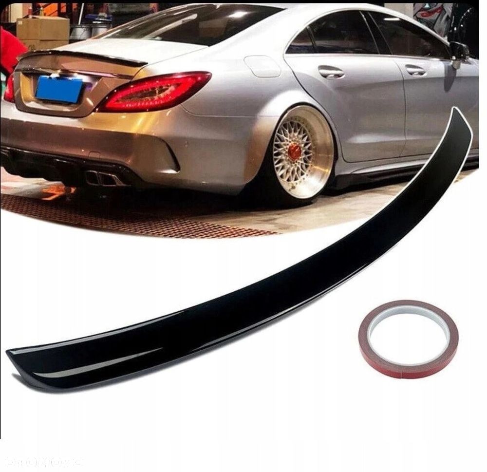 SPOILER lotka klapy MERCEDES W218 CLS czarny połysk - 1
