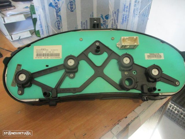 Quadrante 9648836380 PEUGEOT 206 2003 1,9D KM/H DIGITAL PEUGEOT 206 VAN 2005 1.9D 70CV 3P BRANCO KM/H  DIGITAL - 1