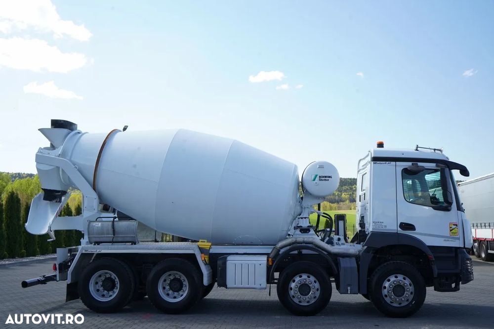 Mercedes-Benz AROCS 3240 / 9M3 BETONIERĂ / 8x4 / SCHWING STETTER / HARDOX / JANTE DIN ALIAJ / 12.2021 - 7