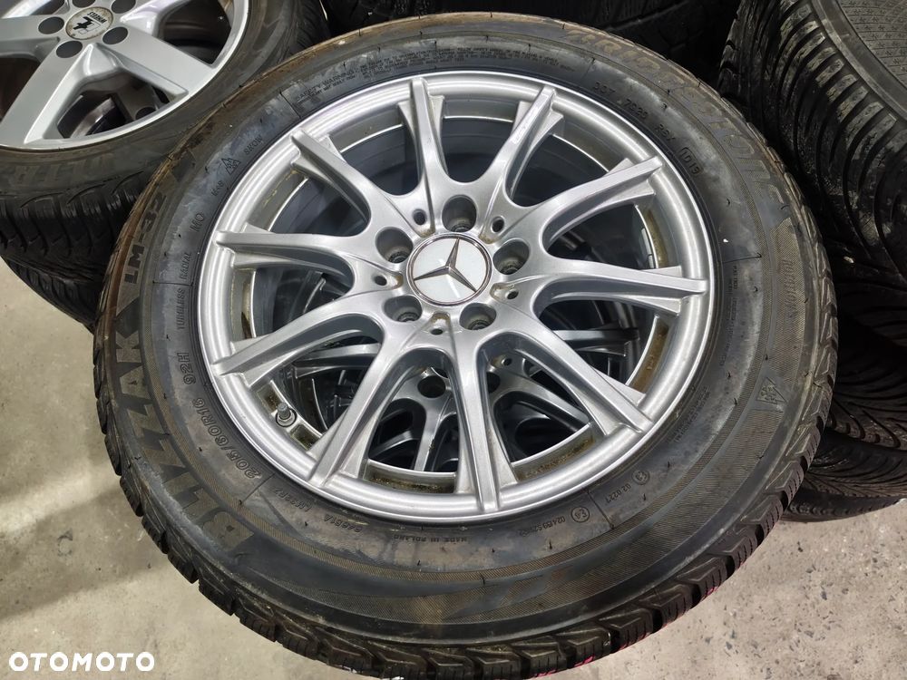 5x112 Felgi Aluminiowe Alufelgi Oryginalne 16 Mercedes Koła Zimowe Zima A Klasa W169 W176 W177 B W245 W246 C W204 CLA W117 A117 W124 Vito Viano V W639 W447 7mm Legnica ALU-RAD 205/60 - 1