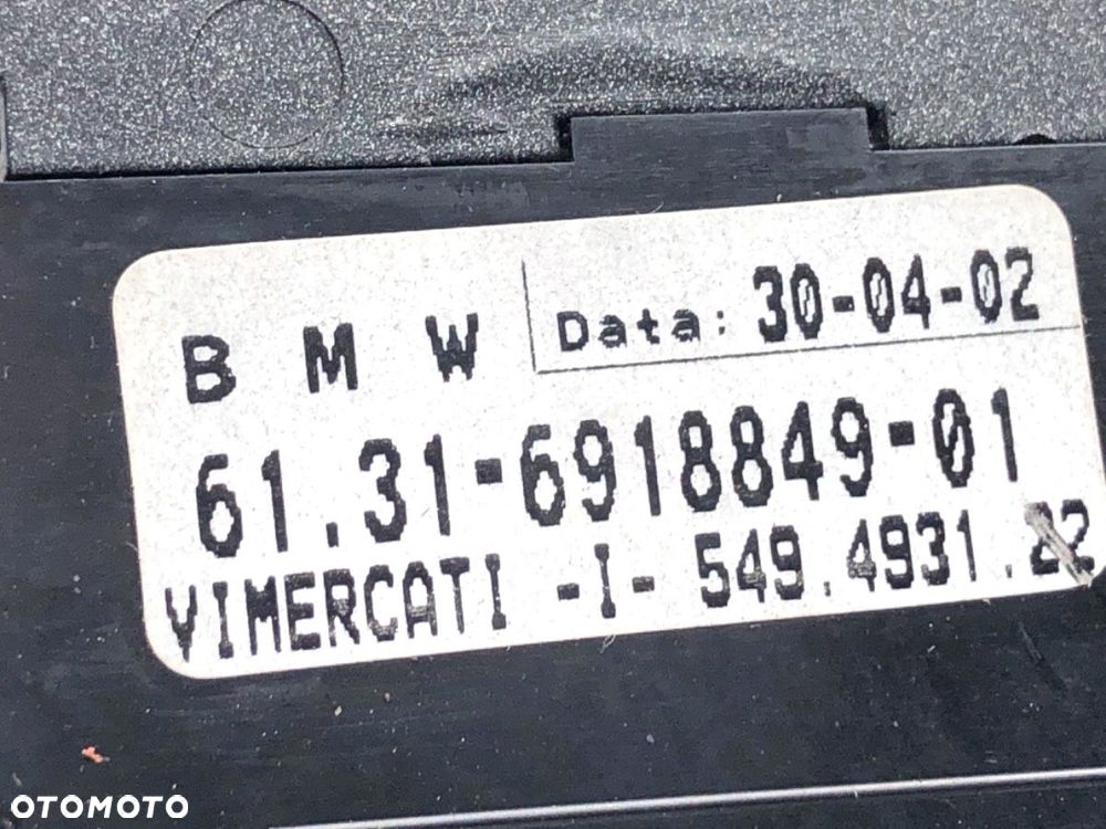 WŁĄCZNIK ŚWIATEŁ  BMW 7 (E65, E66, E67) 2001 - 2009 735 i, Li 200 kW [272 KM] benzyna 2001 - - 8