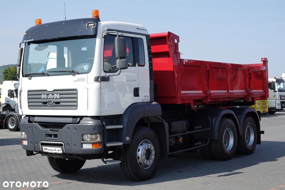 MAN TGA 33.390 / 6X4 / WYWROTKA 2 STRONNA / HYDROBURTA / MANUAL / SPROWADZONY - 7