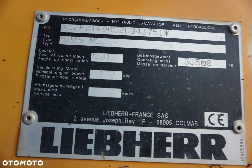 Liebherr R 936, Większy zasięg - 24