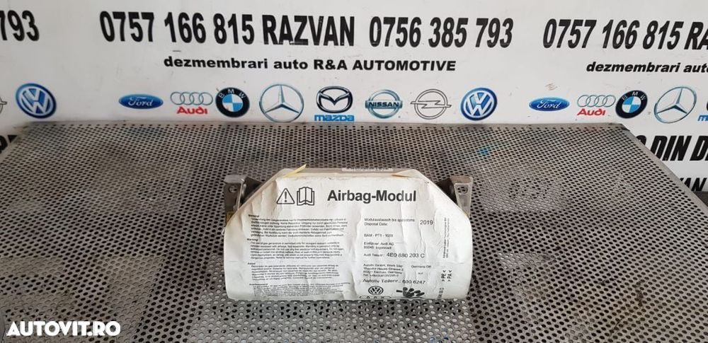 Airbag Pasager Audi A8 D3 An 2004-2008 Livram Oriunde In Tara - 1