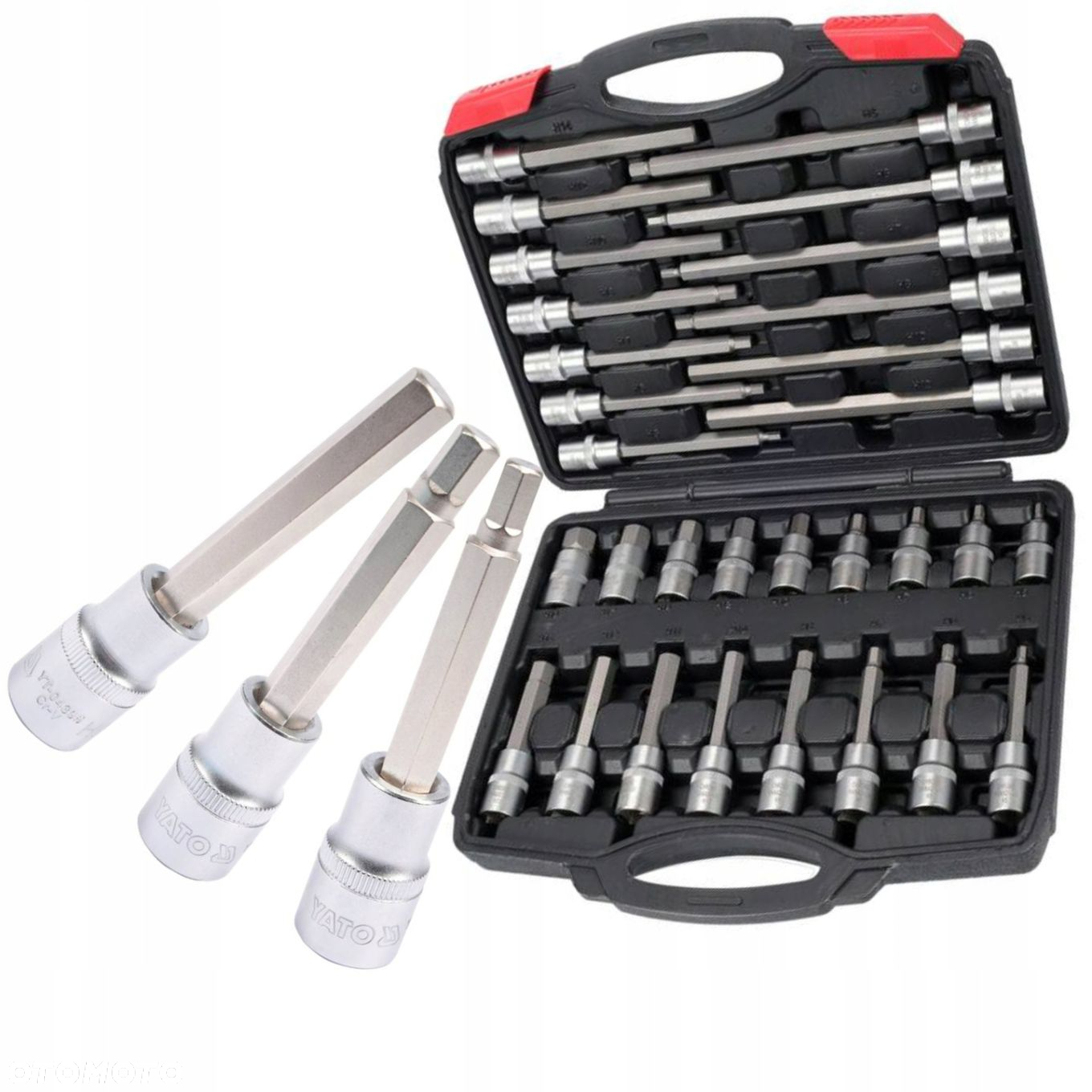 YATO ZESTAW KLUCZY TRZPIENIOWYCH 1/2" HEX 30 SZTUK - 6