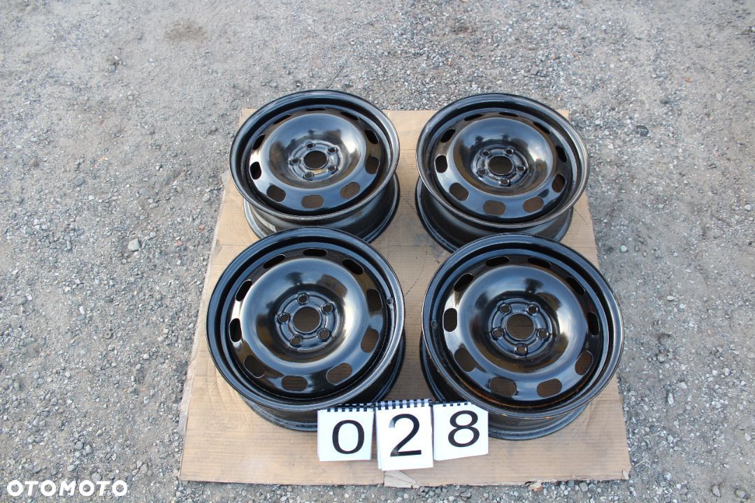 FELGI STALOWE VW GOLF4 AUDI A3 SKODA OCTAVIA SEAT IBIZA LEON TOLEDO2 5x100Ø57 6x15 ET38 - 1