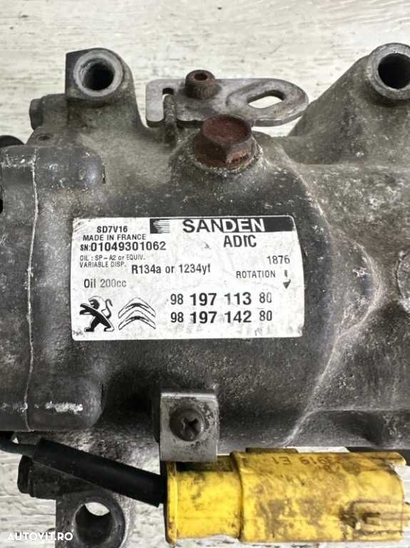Compresor AC Citroen Jumper Peugeot Boxer 2.0/2.2 Euro 6 cod9819711380 - 4