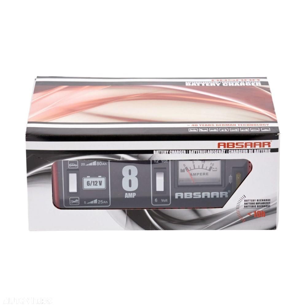 Redresor baterie auto Absaar Germany 6V/ 12V 8A incarcator cu incarcare normala/rapida - 3