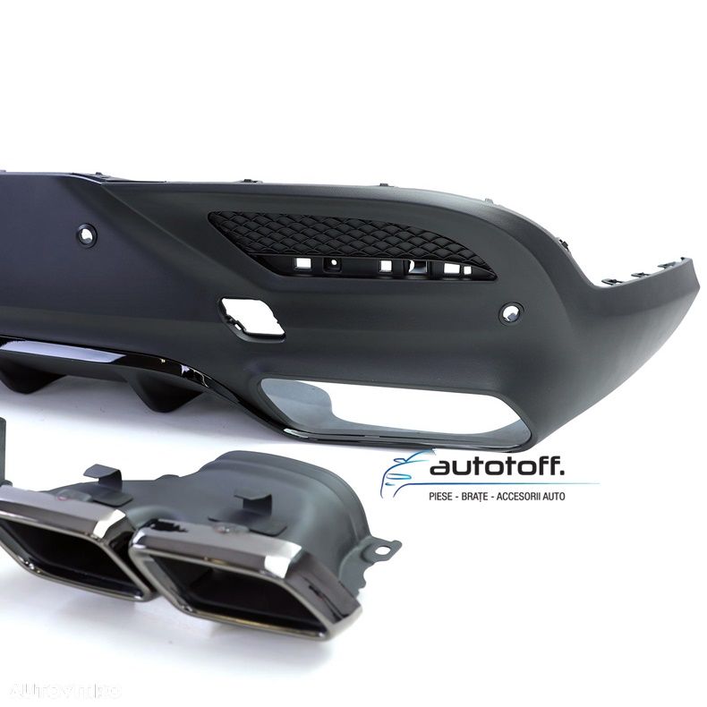 Difuzor Mercedes GLE Coupe compatibil cu GLE C292 (15-18) GLE63 Design Full Black - 8