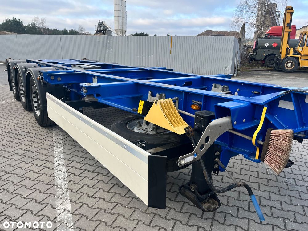 Schmitz Cargobull SCB / Podkontenerowa / pod kontenerowa / 20" 2x20" 40" / super stan / opony 70% / 2 osie podnoszone / mało używana - 19