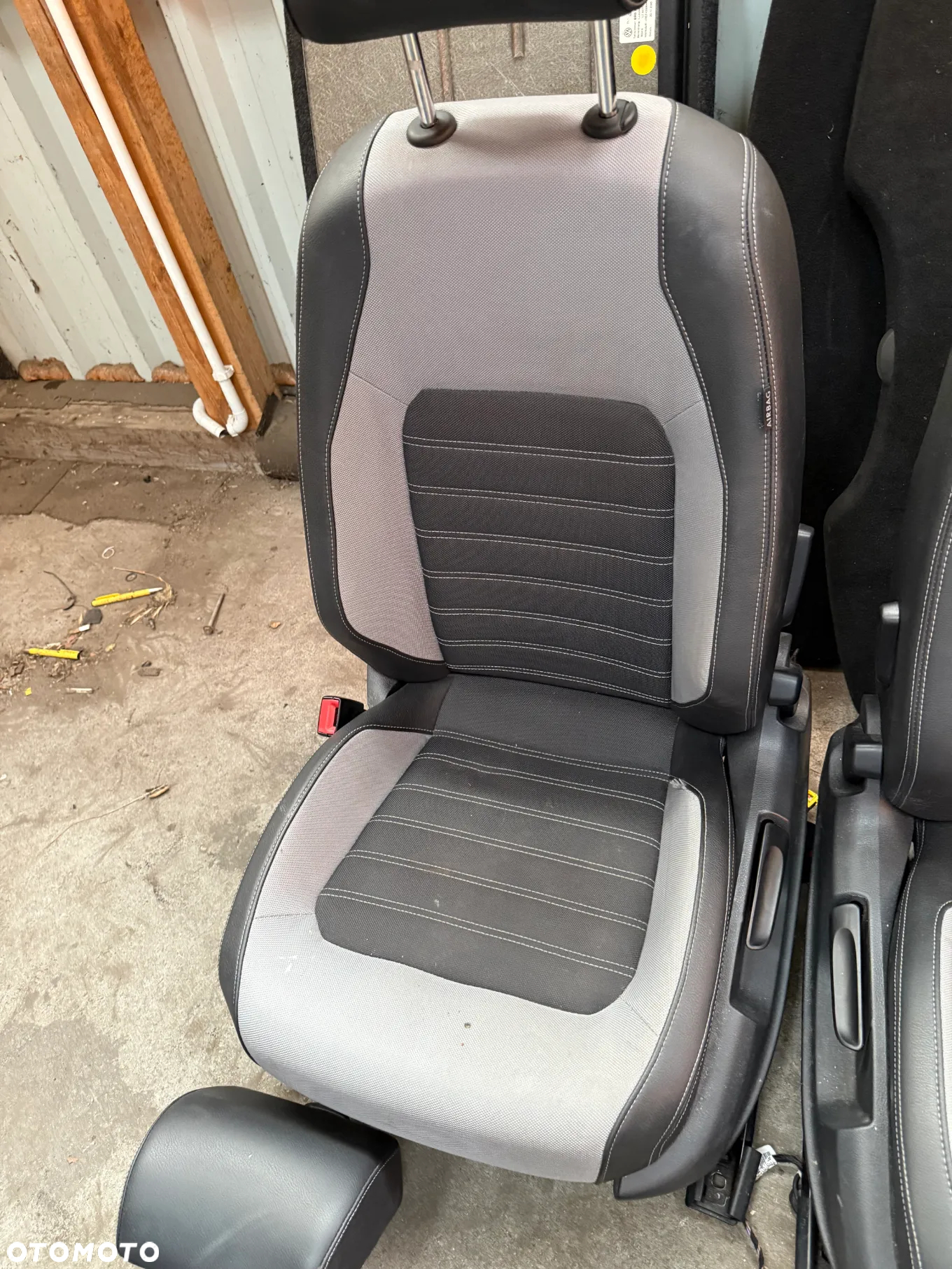 VW JETTA A6 VI FOTELE KANAPA TAPICERKI PÓŁSKÓRA KOMPLET EUROPA - 4