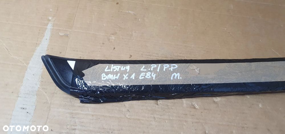Listwa listwy nakładki progowe lewa prawa przód M-pakiet BMW X1 E84 7318567 - 13