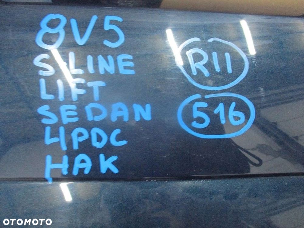 Zderzak Audi A3 8V5 S-LINE LIFT SEDAN 4X PDC HAK - 5