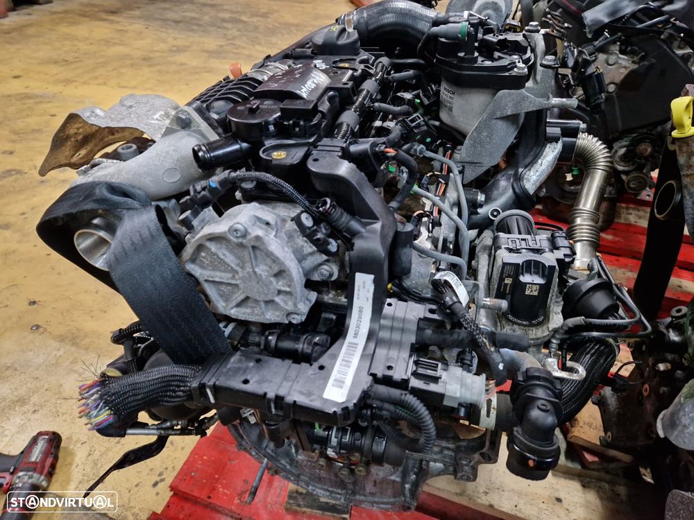 Motor usado 9H05 PEUGEOT 5008 II 1.6 BLUE HDI 115CV 508 308 3008 112CV 2013 SIEMENS - 5