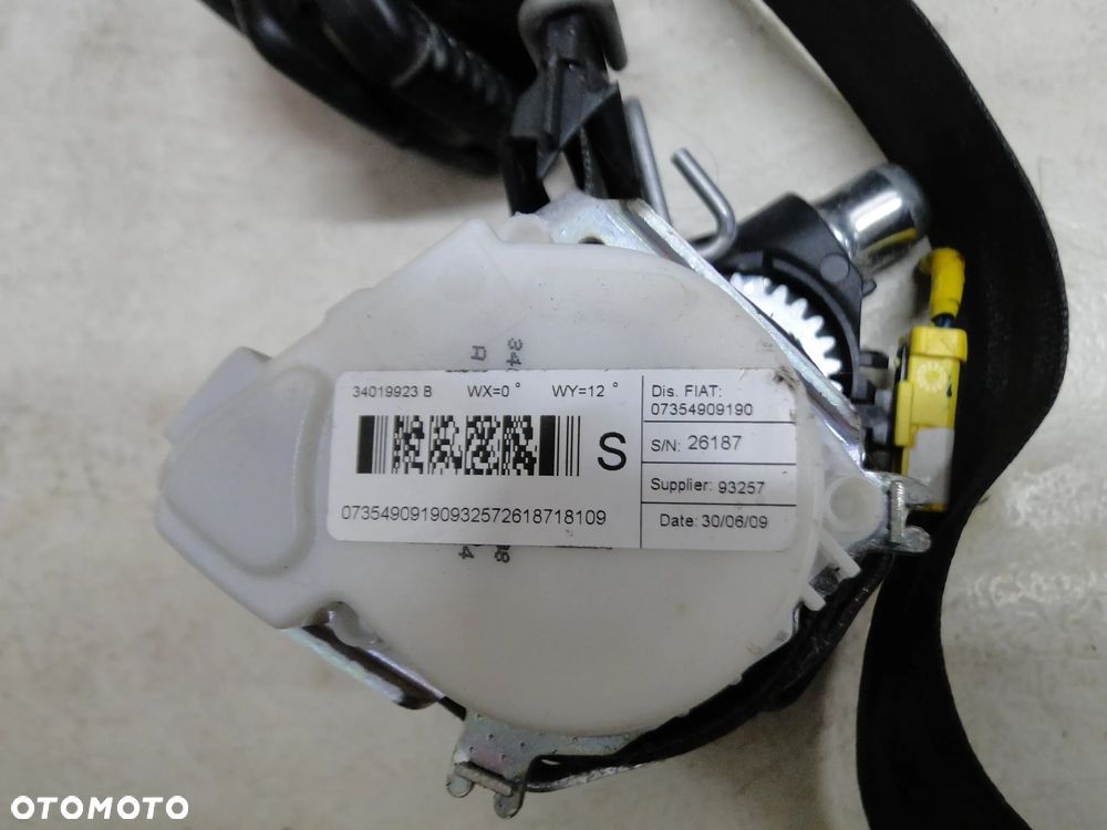 FIAT BRAVO II 2 DESKA KONSOLA PODUSZKI AIRBAG PASY SENSOR KOMPLET ORYGINAŁ EUROPA - 3