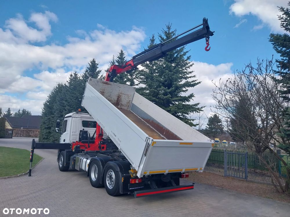 Mercedes-Benz 3-str. wywrotka z PALFINGER PK 19001 - 19