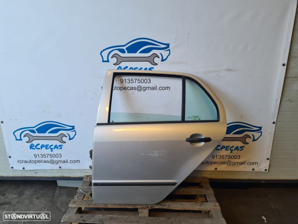 PORTA TRASEIRA TRÁS ESQUERDA | SKODA FABIA | FECHO ELEVADOR MOTOR PUXADOR VIDRO; - 1