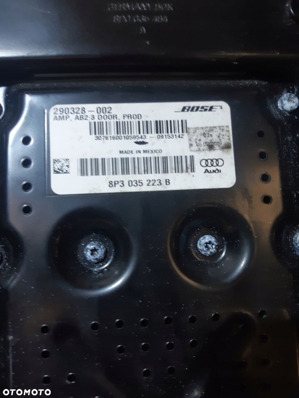 AUDI A3 8P ZESTAW GŁOŚNIKÓW WZMACNIACZ BOSE - 10